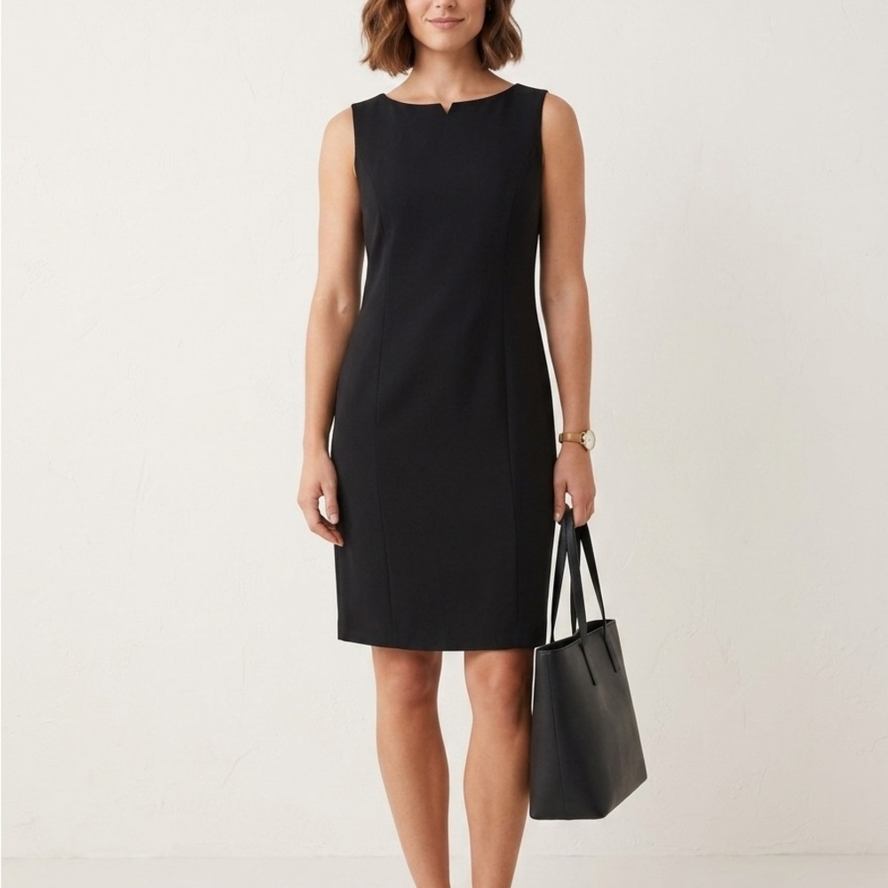 Style & Co Women’s Sleeveless Black Sheath Dress Classic Career Wear size 20W